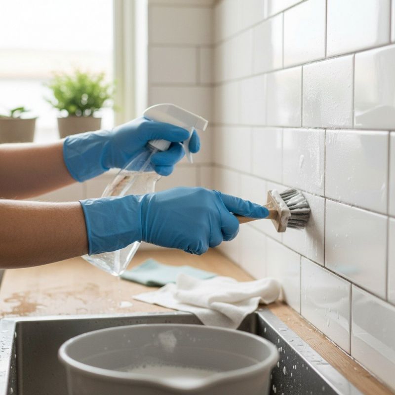 Tile Grout Cleaning detail